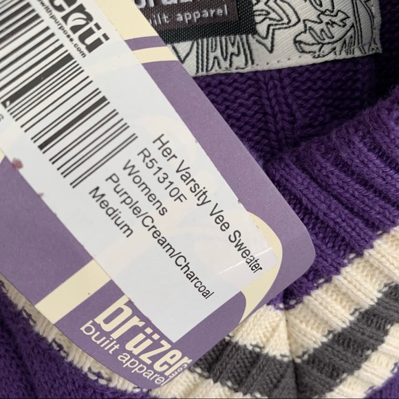 Renu Bruzer her varsity vee sweater - Picture 11 of 12